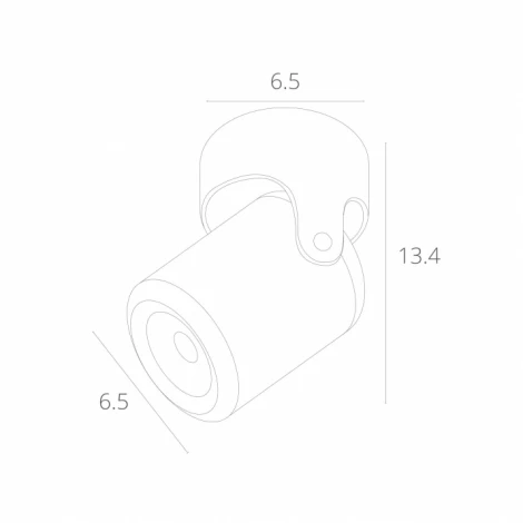 Спот Arte Lamp Libra A3316PL-1WH (220V, круглые)