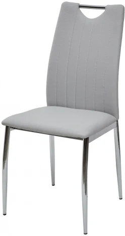 Обеденный стул M-City COMFORT 999 PU#613 светло-серый, экокожа