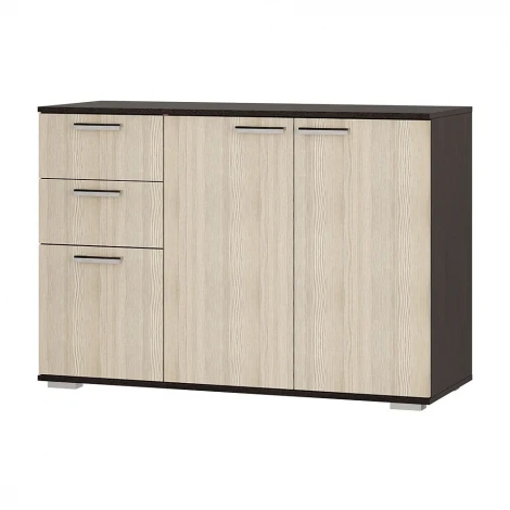 Комод БТС длинный Стандарт 3 NEW, венге/лоредо