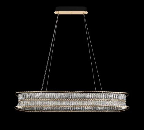 Подвесная люстра светодиодная Fluorite Sacrement FL1181-9PO