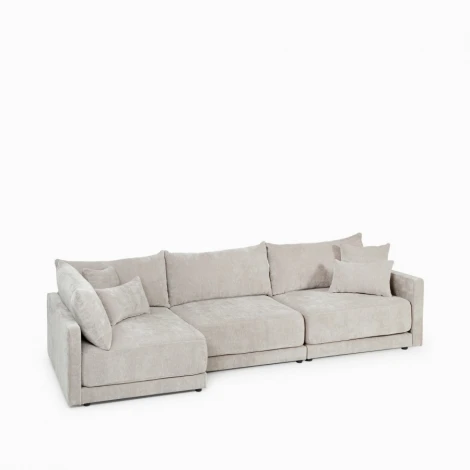 Угловой диван Mia левосторонний Cosmo RED 423723