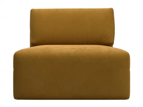 Модуль канапе Лига-060 НПБ (ЛДСП,Брус,Фанера,Велюр/Желтый) Лига Диванов 129564