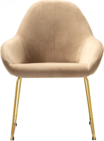 Кресло Kent Diag beige/Линк золото R-Home арт.410119134h_Diagbeige_золото_линк