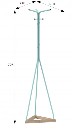 Вешалка напольная Галилео 213 бирюзовый/шимо от фабрики Mebelik