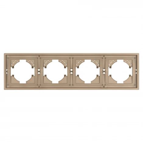 Рамка пластиковая FRM-TENDO-PL-4-GD (Arlight, Песочный) 053850