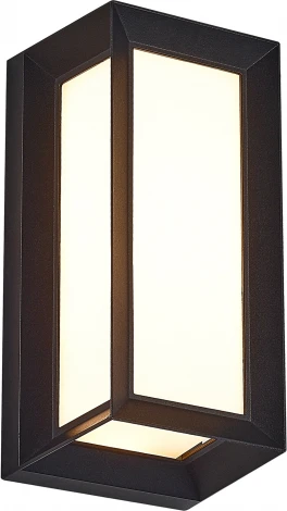 Настенный светильник уличный ST Luce Combo SL9533.401.01 черный/белый LED 1*15W (220V, IP65)