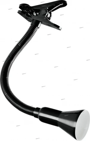 Офисная настольная лампа на прищепке Arte Lamp Cord A1210LT-1BK (220V)