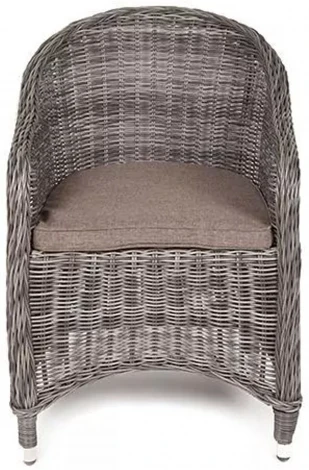 "Равенна" плетеное кресло из искусственного ротанга, цвет графит 4SIS арт.УТ-00001084