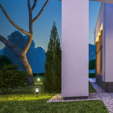 Уличный наземный светильник Escada 30003 30003G/03 E27*60W IP44 Dark grey (220V, круглые)