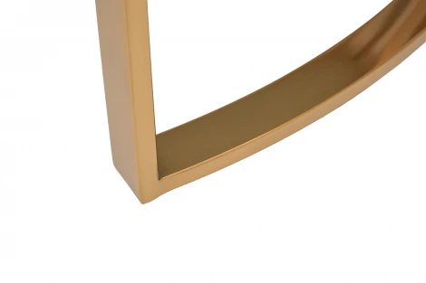 GY-10006 Стол журнальный мрам.стекло/золото d90*43см Garda Decor