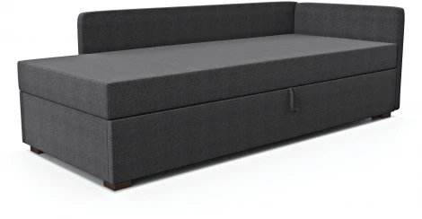 Диван-кровать Arsko Велес Угол правый рогожка графитовая