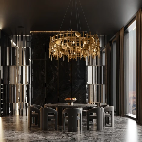 Подвесная люстра Loft It Escama 10396/800C (220V, на тросе)