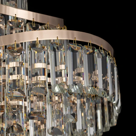 Подвесная люстра хрусталь Citilux Naiad CL315152 (220V, на цепи)