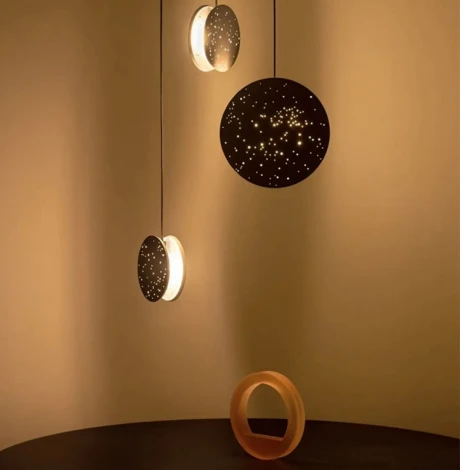 Подвесной светильник светодиодный ImperiumLoft Akvilon01 (191951-23) (220V, на проводе, круглые)