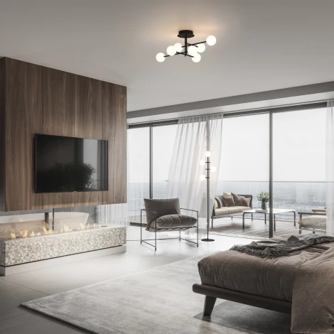 Потолочная люстра на штанге Mantra Cellar 7632 (220V, шарики)