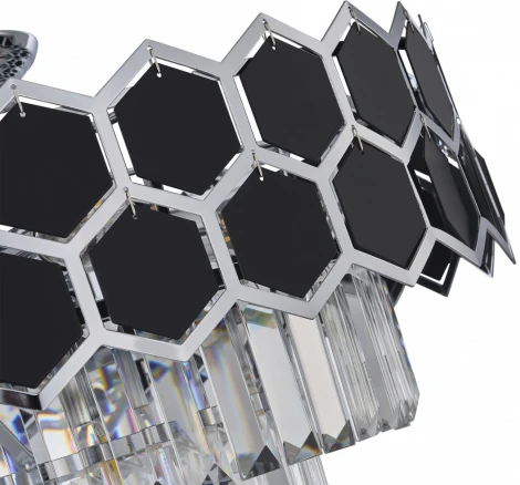 Потолочная люстра хрустальная Arte Milano Sorrento-5009 375009/4+2/20/480 CR (220V)