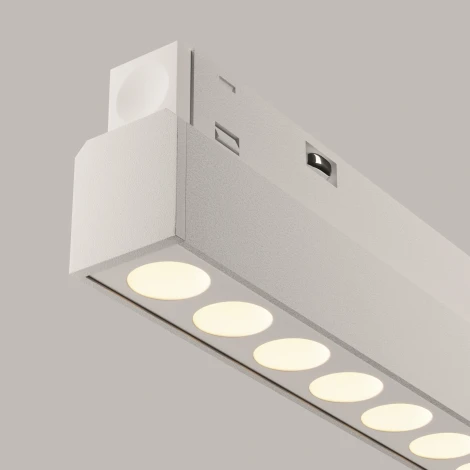 Трековый светильник магнитный Downlight однофазный 48V 24W Maytoni Points TR031-4-24WTW-DD2-W (LED)