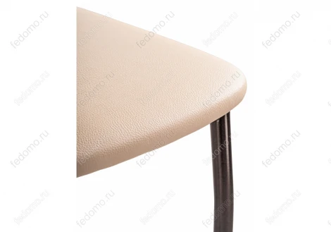 Стул Woodville на металлокаркасе Mirilis ваниль / темный мусс 454007