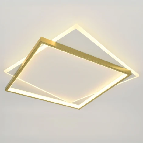 Потолочный светильник светодиодный с пультом ЭРА Lima CLL-1-82-RC WH+GD