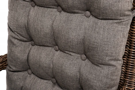 "Толедо" кресло плетеное с подушками, цвет коричневый 4SIS арт.УТ-00003067