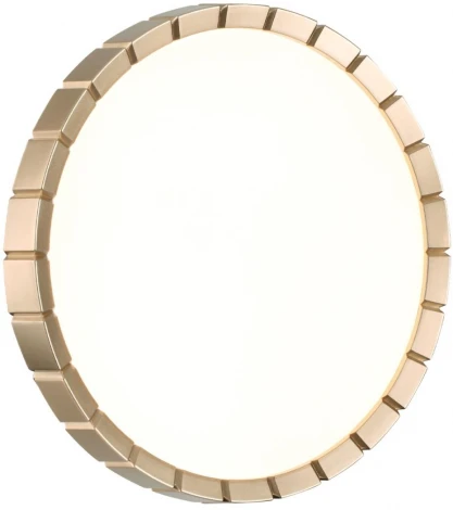 Настенно-потолочный светильник Sonex Atabi Gold 7648/CL PALE SN пластик/белый/золотой LED 30Вт 4000К D336 IP43 (220V, круглые)