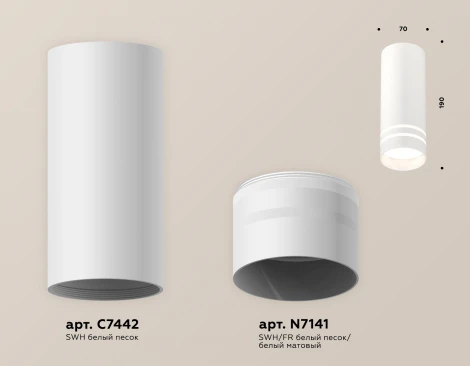 Накладной точечный светильник Ambrella Techno Spot XS7442013 (220V, круглые)