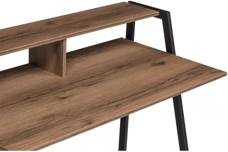 Стол Notta Аларо дуб делано темный / черный матовый 542657