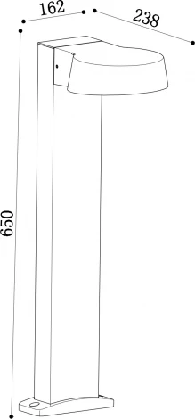 Наземный уличный светильник Maytoni Share O443FL-L12GF3K (LED, 220V, IP54)