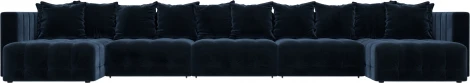 Диван П-образный Лига-052 НПБ МегаЛонг Лига Диванов (Велюр) арт.128864