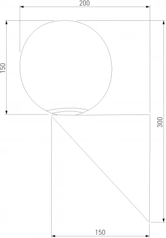 Уличный настенный светильник Elektrostandard Gravity 35003/U