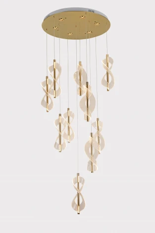 Потолочная люстра каскадная Alfa Light F1424-10 (LED, 220V, на проводе)