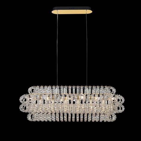 Подвесная люстра Fluorite Brilliance FL1151-19P (220V, на тросе)