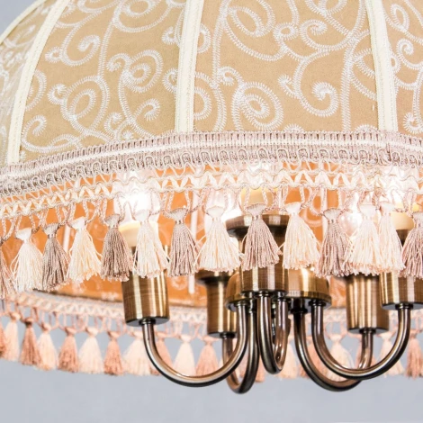 Подвесная люстра бахрома Citilux Bazel CL407155