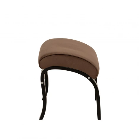 Пуф Leset Универсальный с кантом 4687206818200 Фанера,Шпон, Велюр, Бежевый, Венге