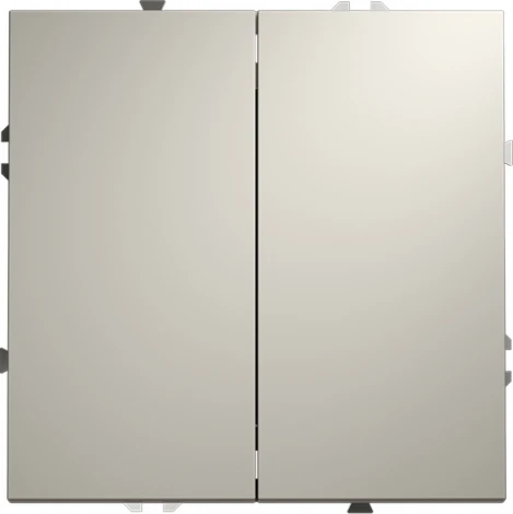 Выключатель двухклавишный (кашемир) Voltum S70 VLS020103