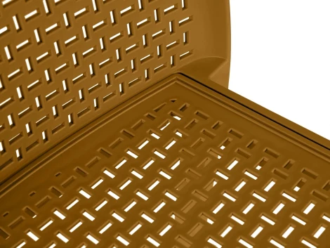 Стул уличный Bottega ОГОГО Обстановочка! (Пластик/Горчичный) арт.926924