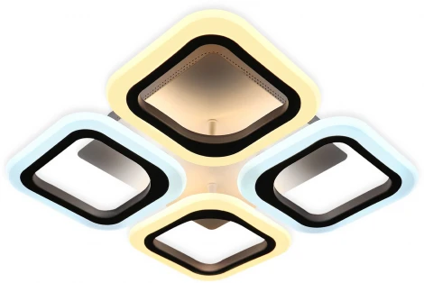 Потолочная люстра Ambrella Acrylica FA4371 (регулировка яркости, LED, 220V, пульт управления)