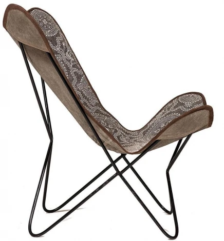 Кресло Secret De Maison NEWTON ( mod. М-17572) черный (металл/ткань)