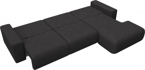 Диван угловой Лига-036 НПБ Классик Лонг правый угол Лига Диванов (Замша) арт.127800