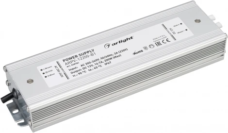 Блок питания ARPV-12200-B1 (12V, 16,7A, 200W) (IP67 Металл) 028784 Arlight ARPV