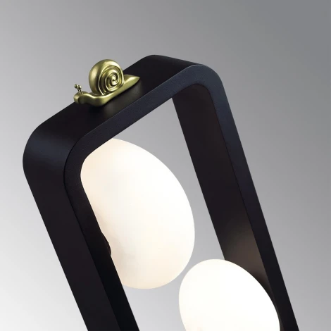 Уличный наземный светильник-торшер Odeon Light Luma 5434/3FB черный/золотистый/хром/металл/акрил/декор металл 65см IP54 G9 3*15W max