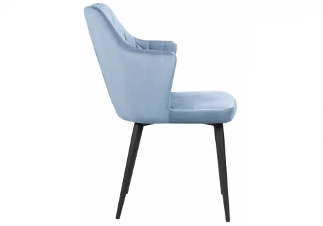Стул Woodville на металлокаркасе Velen light blue 15026