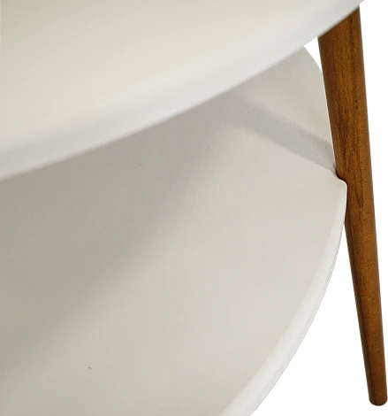 Стол журнальный BeautyStyle 29 белый/бук Mebelik арт.009065