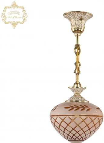Подвесной светильник Art Classic 34.00 34.003P.18.GW.Amber-White.H-1B
