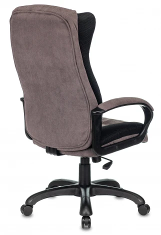 Кресло руководителя Бюрократ CH-879N черный/серый крестовина пластик