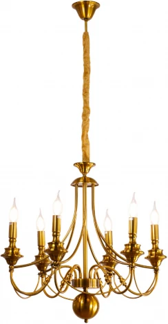 Подвесная люстра AM Group AM375 AM375 SP6 (220V, на цепи, подсвечник, свеча)