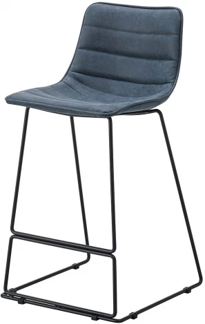 Стул полубарный CQ-8280E-1 синий 2078