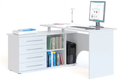 Компьютерный стол Woodville с тумбой КСТ-109 тумба слева 18212
