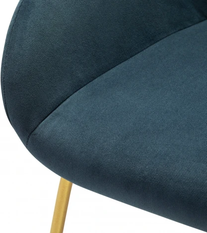 Кресло Kent Diag blue/Линк золото R-Home арт.410119154h_Diagblue_золото_линк