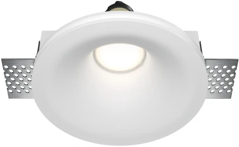 Встраиваемый светильник под гипсокартон Maytoni Gyps Modern DL002-1-01-W-1 (220V, круглые)